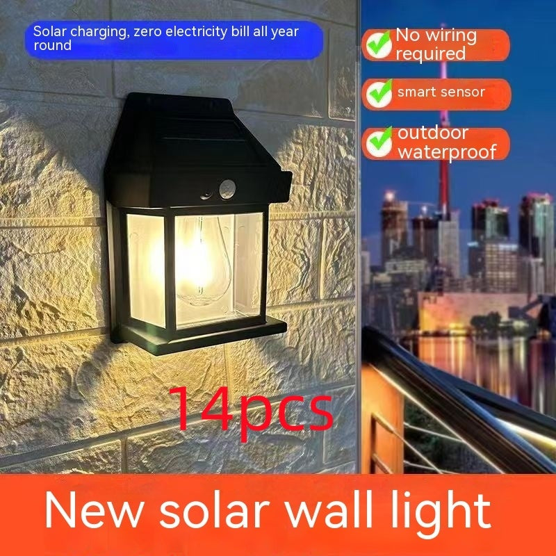 Solar Induction Garden Wall Lamp