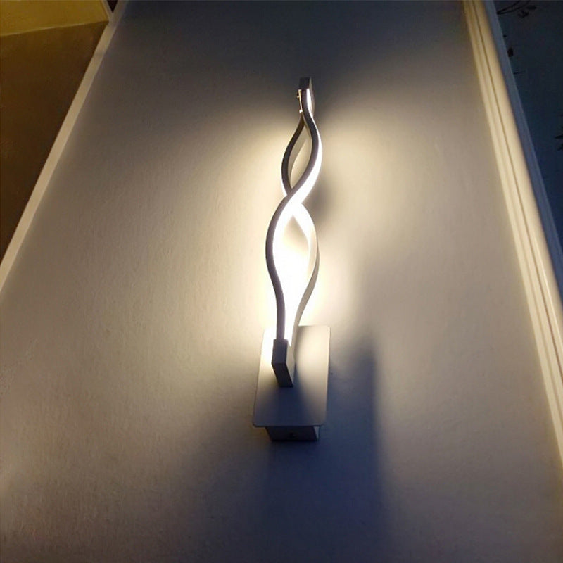 LED aluminum wall light
