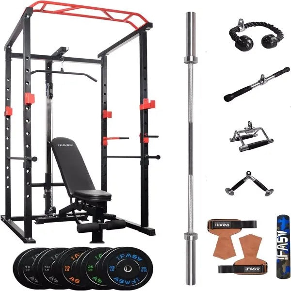 Home gym sets functional power cage