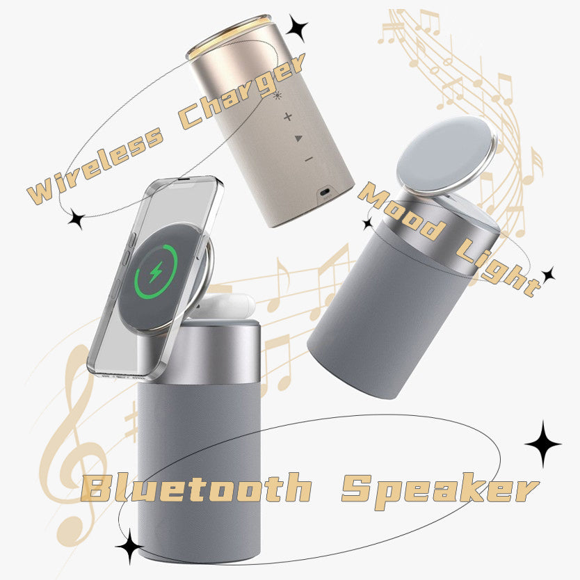 Wireless Charger Portable Bluetooth Speaker
