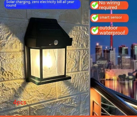 Solar Induction Garden Wall Lamp
