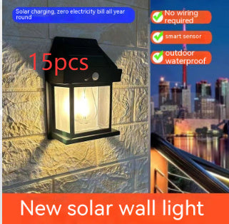 Solar Induction Garden Wall Lamp