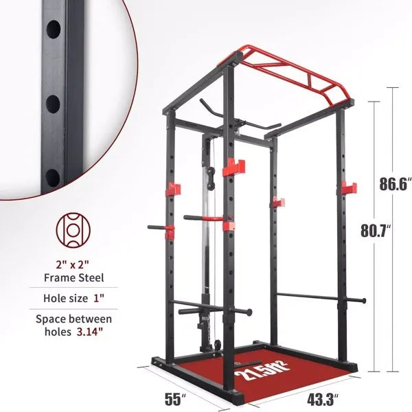 Home gym sets functional power cage