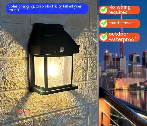 Solar Induction Garden Wall Lamp