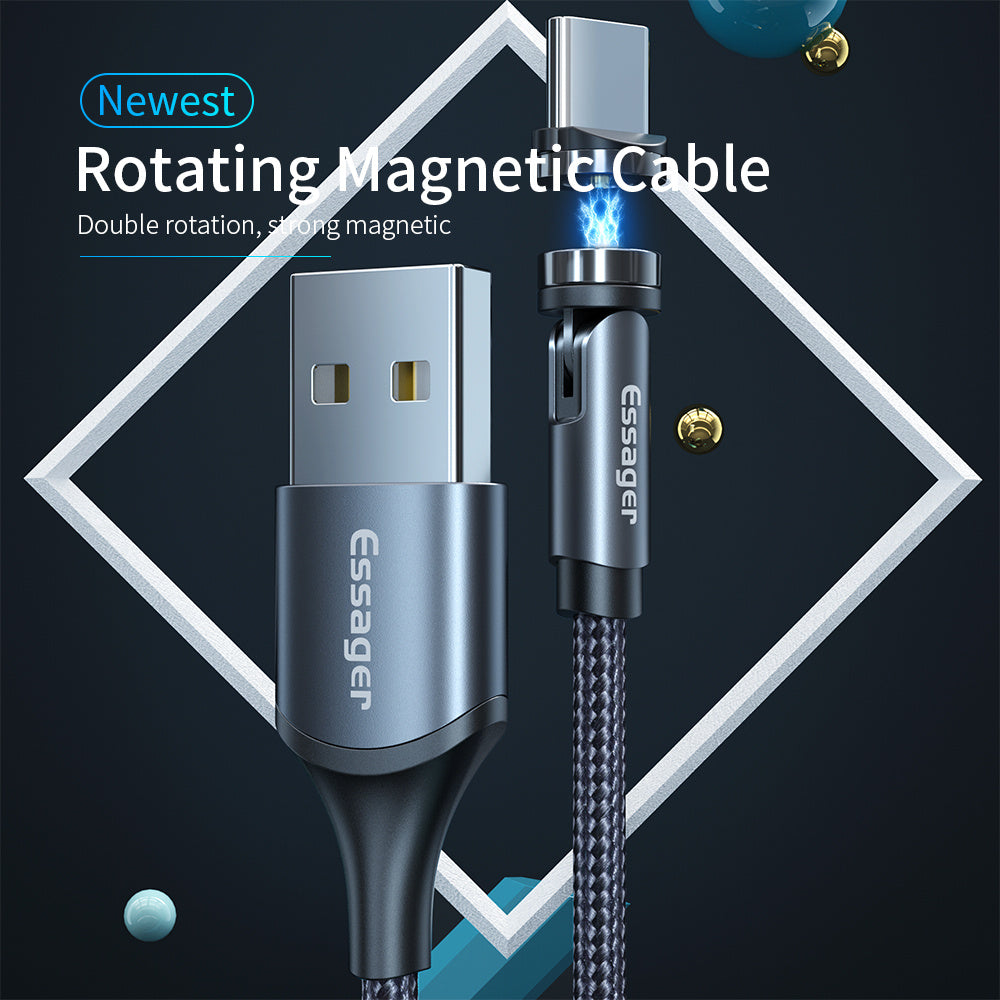 360 Degree Rotate Magnetic Cable