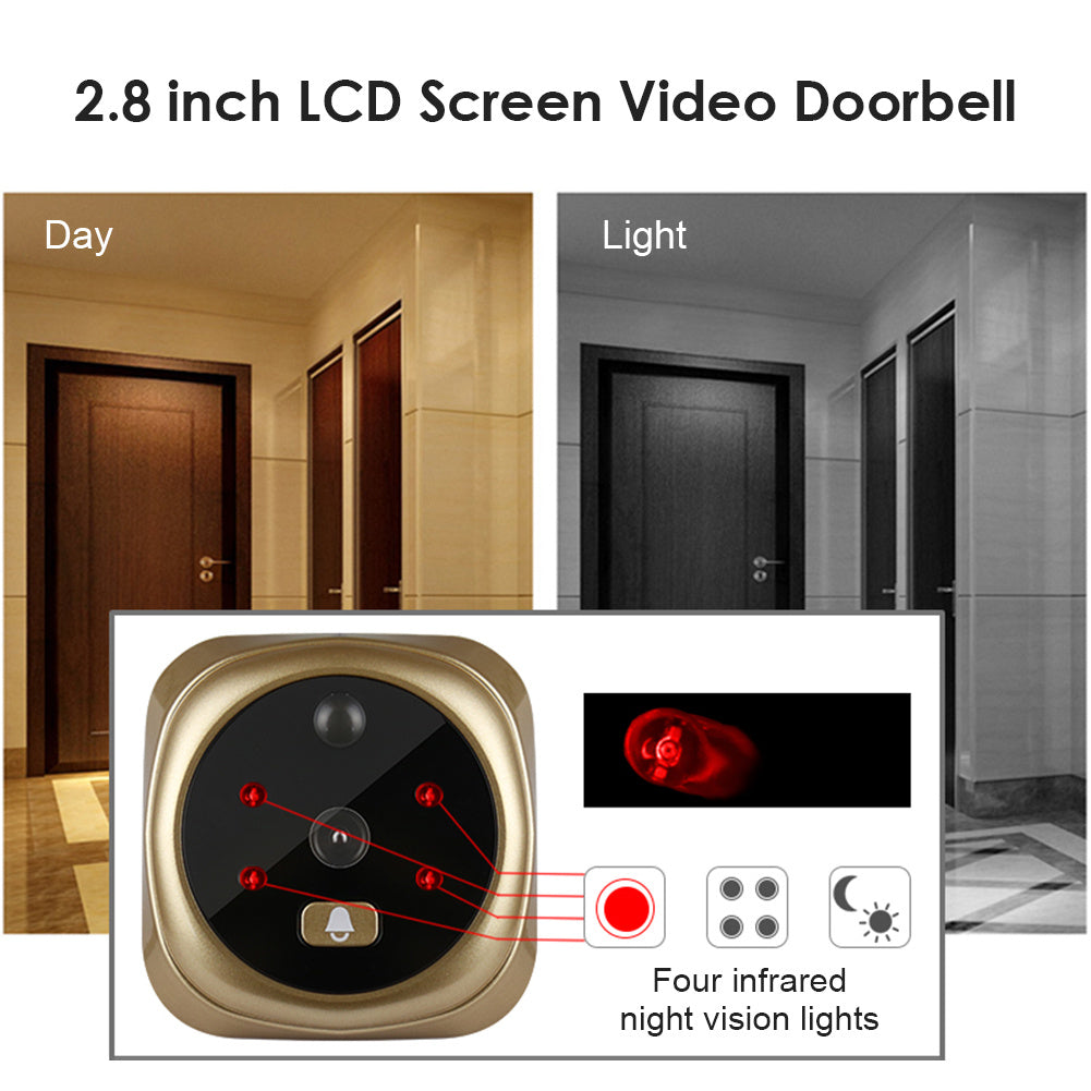 2.8 Inch Infrared Night Visionoorbell