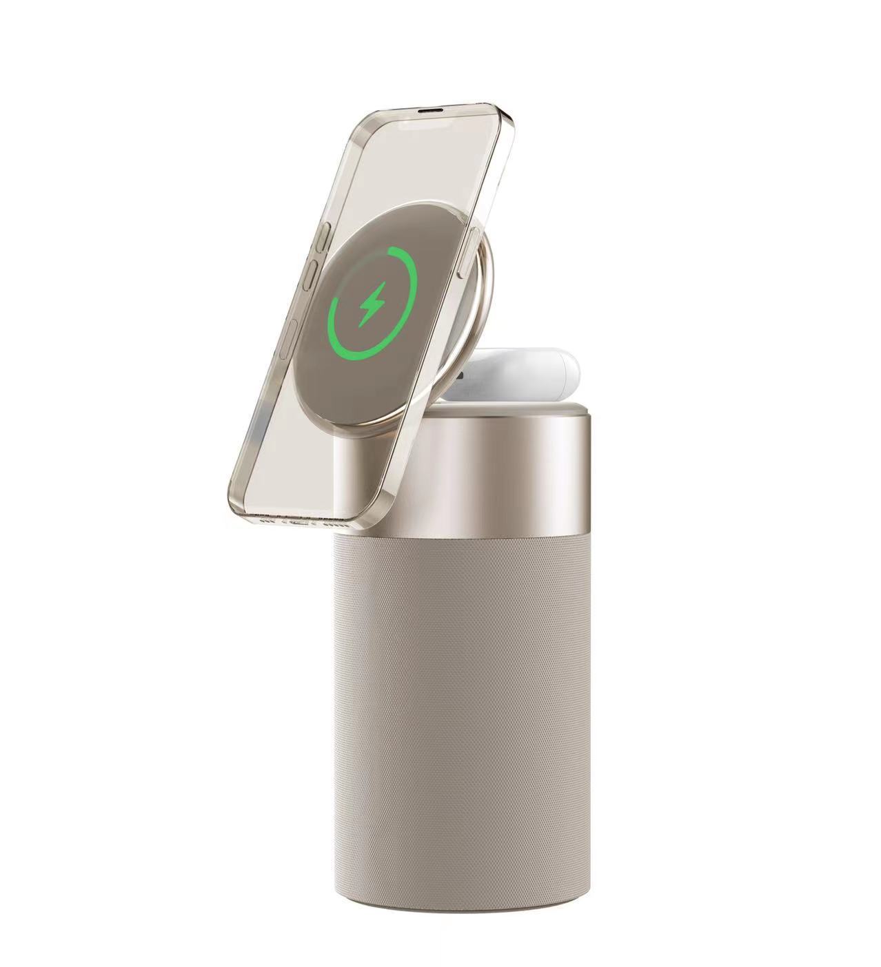 Wireless Charger Portable Bluetooth Speaker