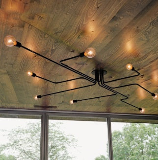 Retro style ceiling lamp