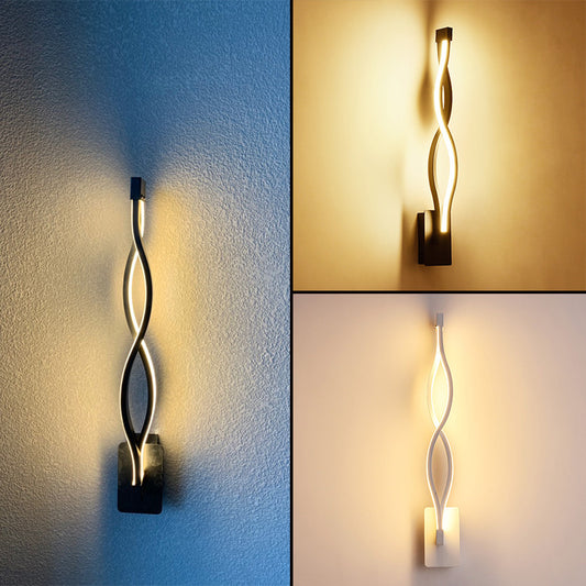 LED aluminum wall light