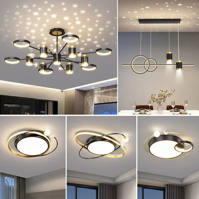 Light Luxury Chandelier Nordic Star Lamp