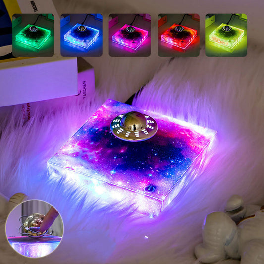 Levitating UFO Color Galaxy Lamp Magnetic Suspension UFO Star